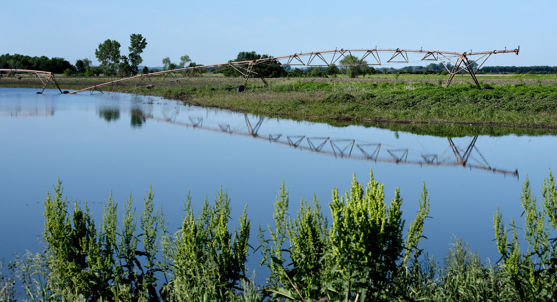 2019 farm field flooding